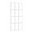 Lockers 12 Doors - bank of 4 x high & 3 x Wide